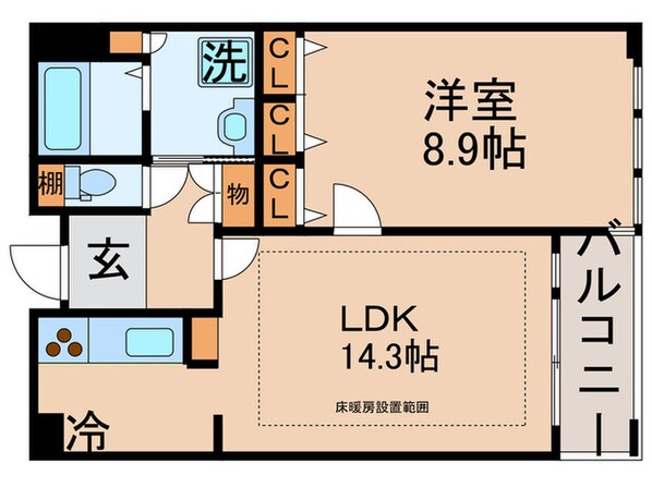 ﾘﾊﾞ-ｼﾃｨ21ｲ-ｽﾄﾀﾜ-ｽﾞⅡの物件間取画像